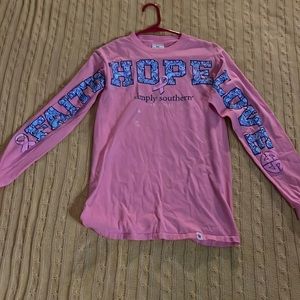 Simply Southern long sleeve shirt Size S.